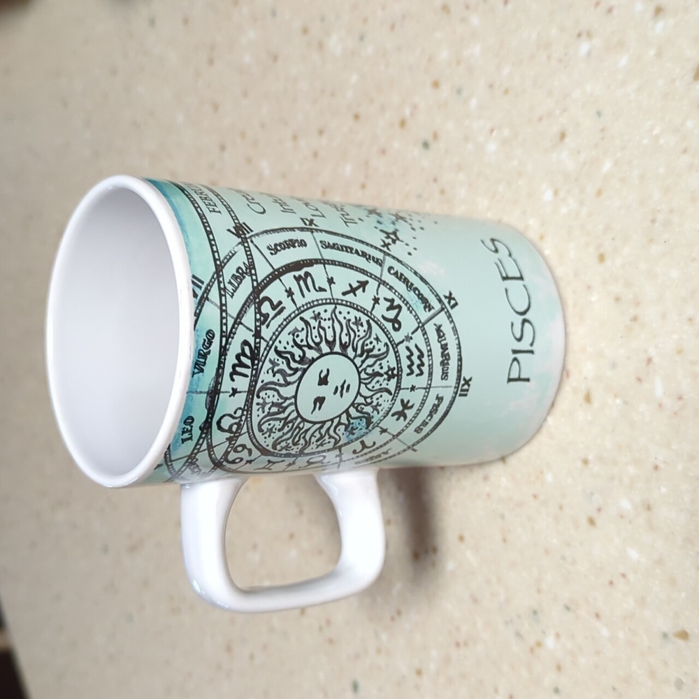 Oversized Pisces coffee mug